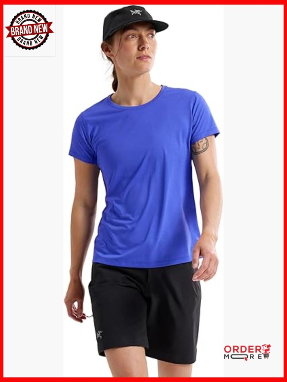 Quick Dry Lightweight Short Sleeve Crew Neck Tee Performance Active Top